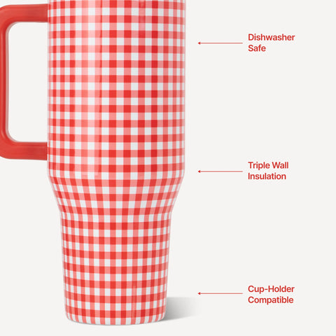 Traveler 32oz | Insulated Tumbler with Handle – Summer Picnic